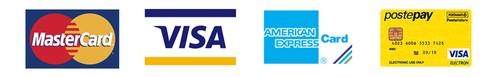 Carte di credito accettate